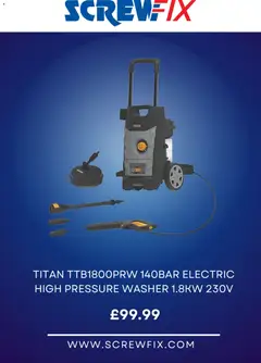Preview of Screwfix - Catalogue valid from 24.03.2026 | Page: 5 | Products: Pressure washer