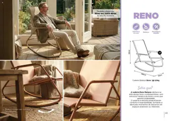 Pré-visualização Espaço Casa folheto Ar Livre 2026 válido de 07.03.2026 | Página: 143 | Produtos: Baloiço, Cadeira