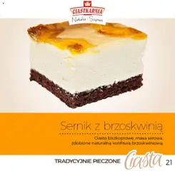 Topaz Gazetka - Ciast od 04.06.2025 | Strona: 21 | Produkty: Brzoskwinia, Ciasto
