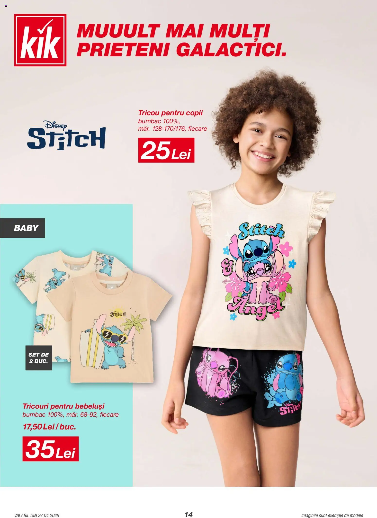 Noul catalog Kik – valabil de la 27.04.2026 | Pagină: 14 | Produse: Tricou