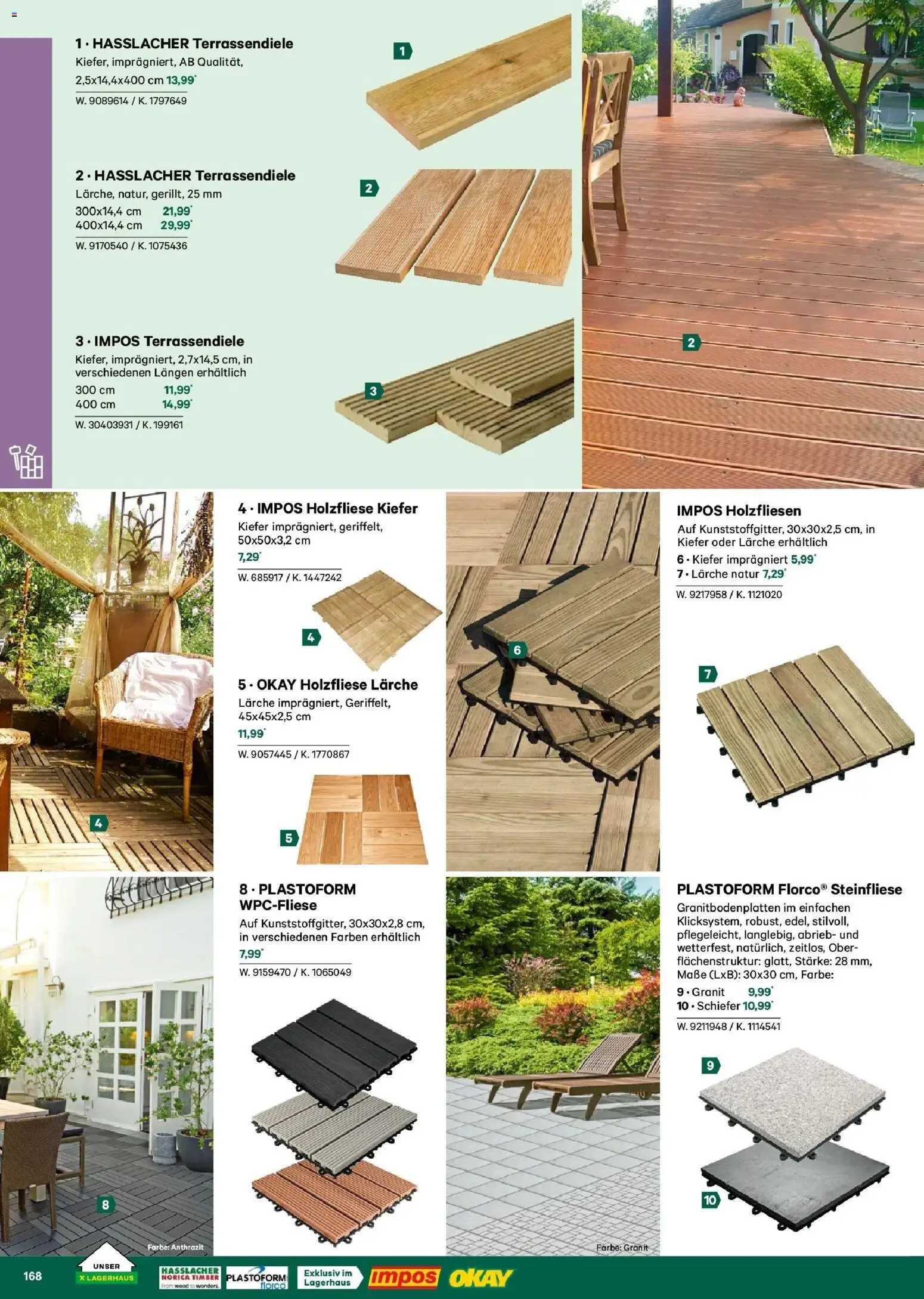 Lagerhaus Garten & Freizeit Katalog 2026 - Schweiggers, Bad Aussee  gültig ab 01.03.2026 | Seite: 168