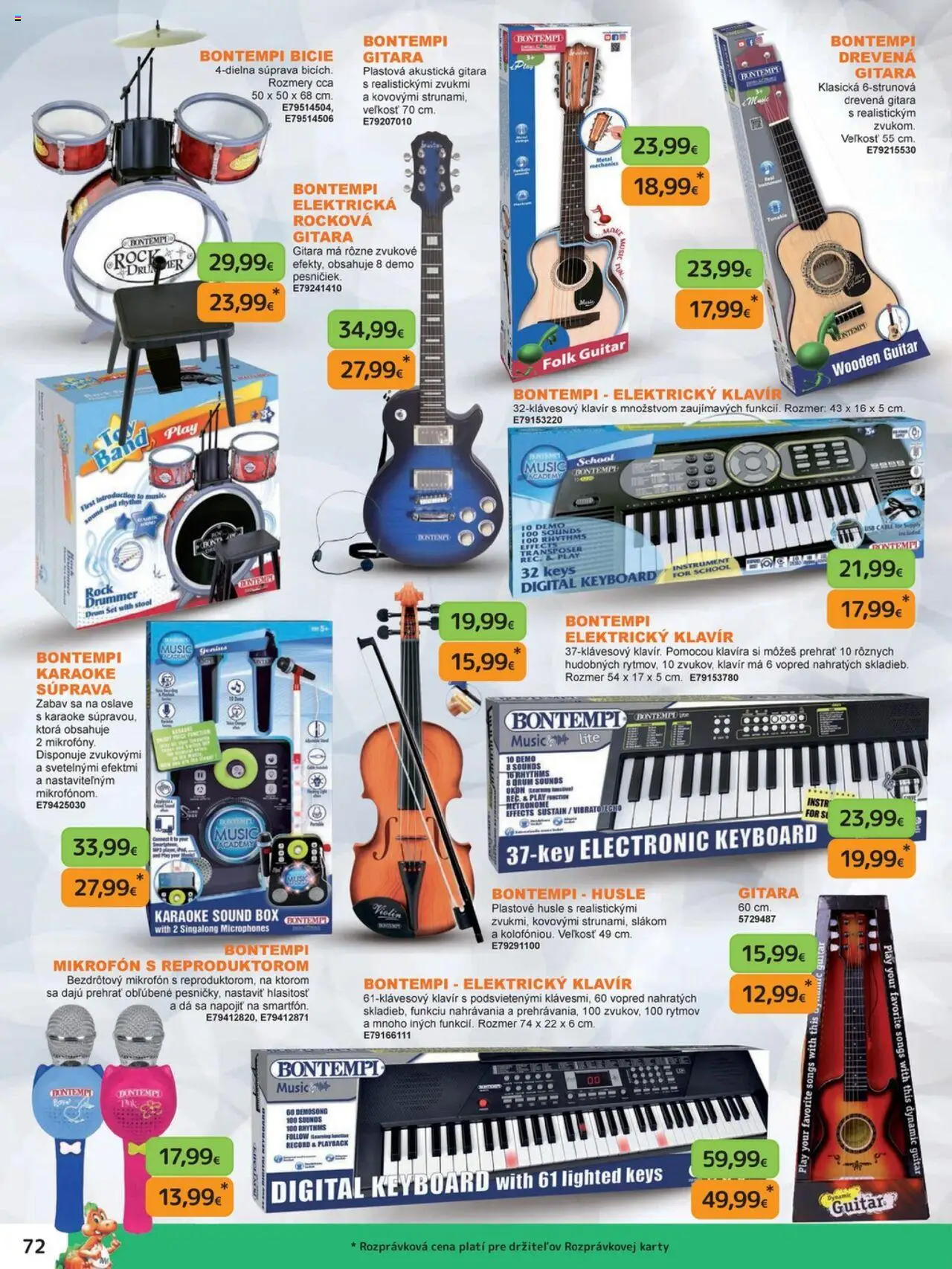 Nové Dráčik akcie – leták je platný od 03.10.2025 | Strana: 72 | Produkty: Mikrofón, USB