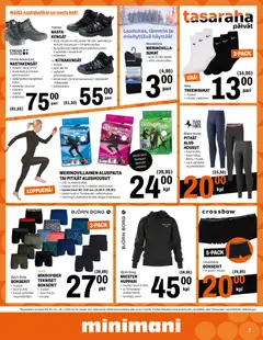 Minimani-mainoslehti voimassa 14.01.2026 alkaen | Sivu: 7 | Tuotteet: Paita, Huppari, Alushousut, Bokserit