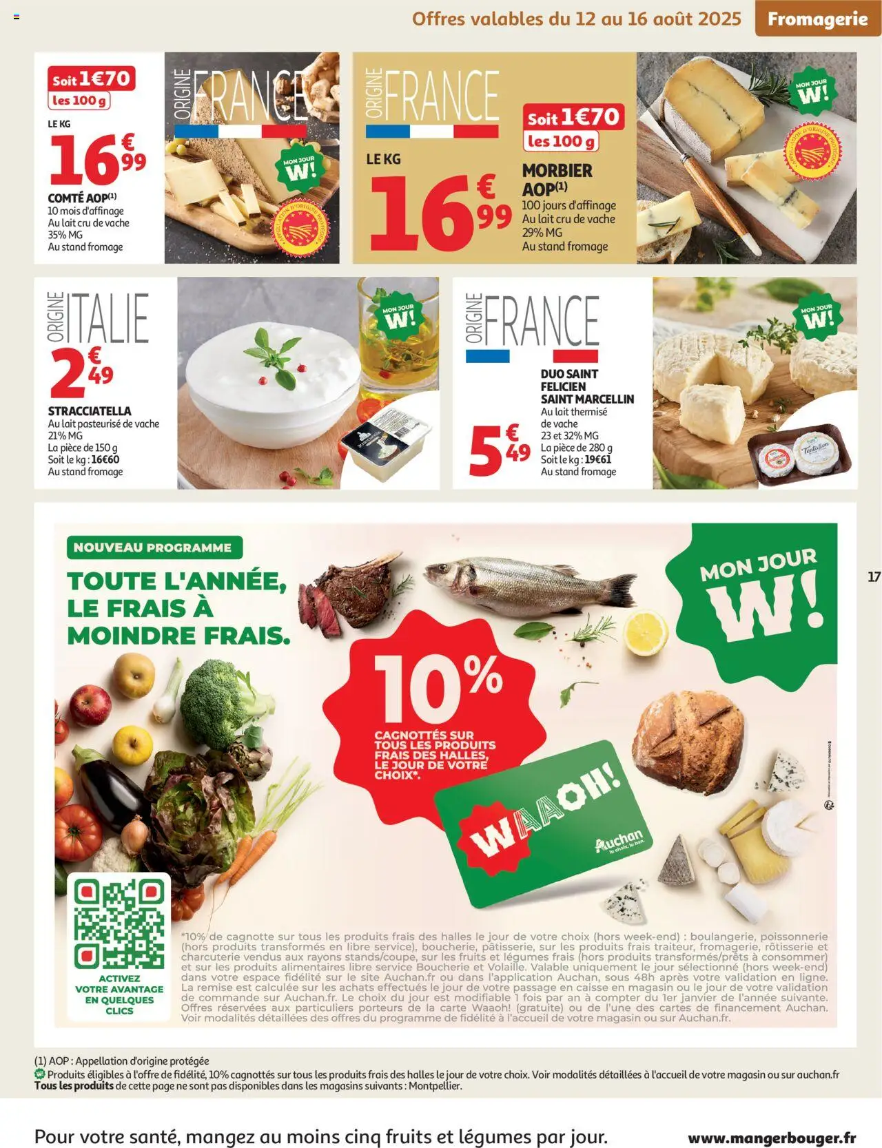  | Page: 17 | Produits: Poissonnerie, Lait, Fromage
