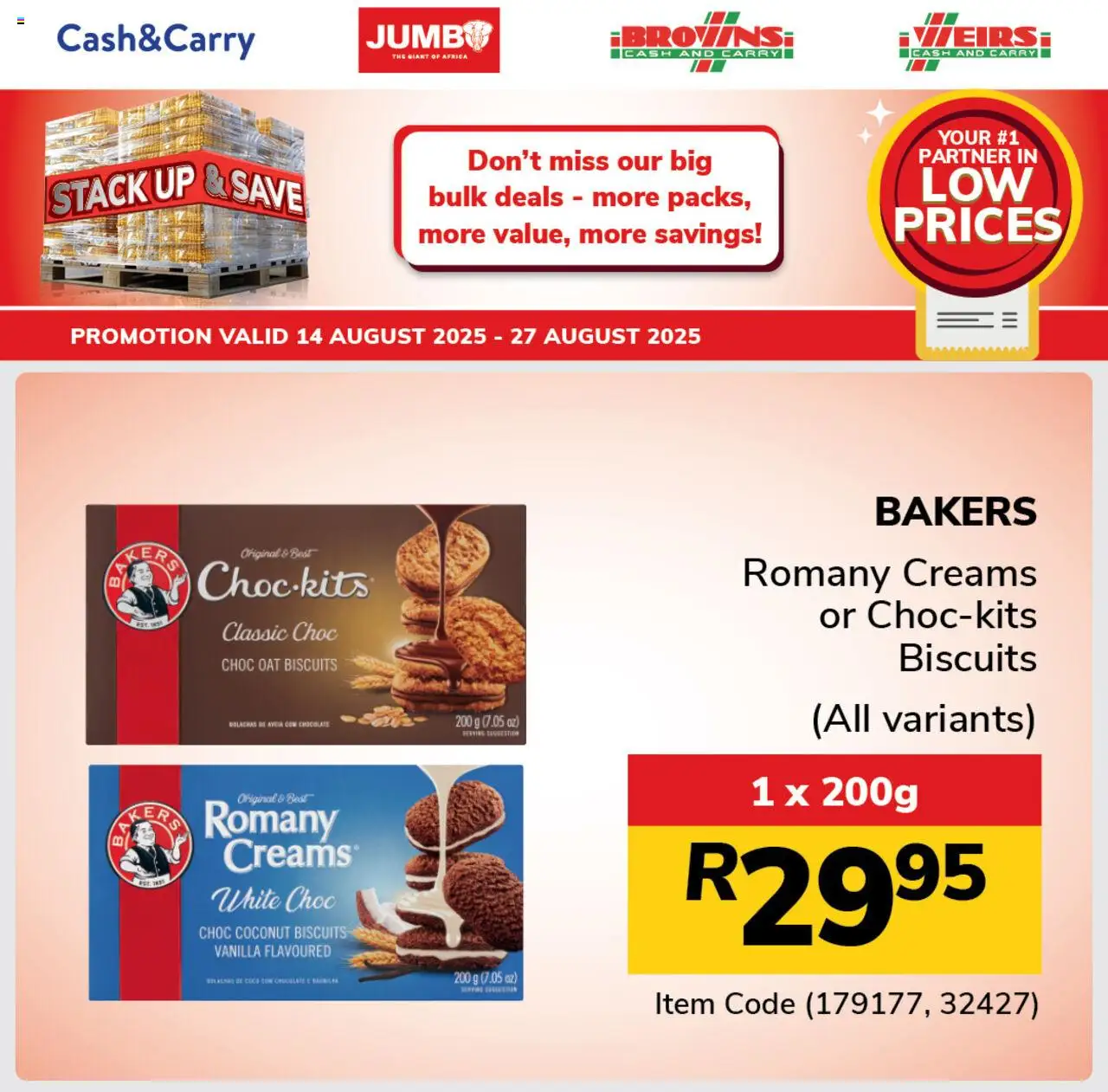 Jumbo Stack Up & Save Sweets │ valid from 14.08.2025 | Page: 4 | Products: Biscuits, Chocolate