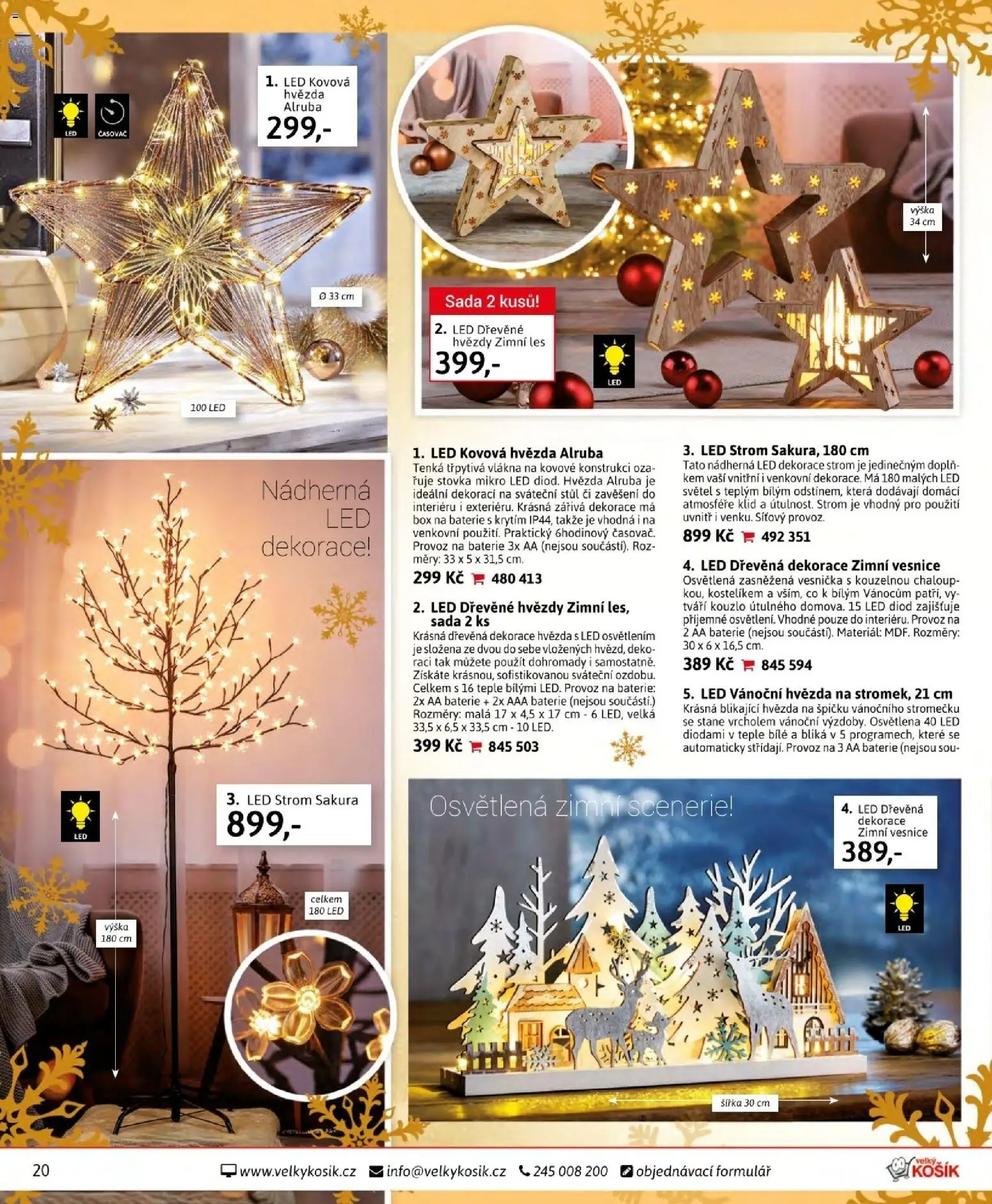 Velký Košík katalog listopad 2025 od 01.11.2025 | Strana: 20 | Produkty: Box, Stůl, Časovač, Baterie