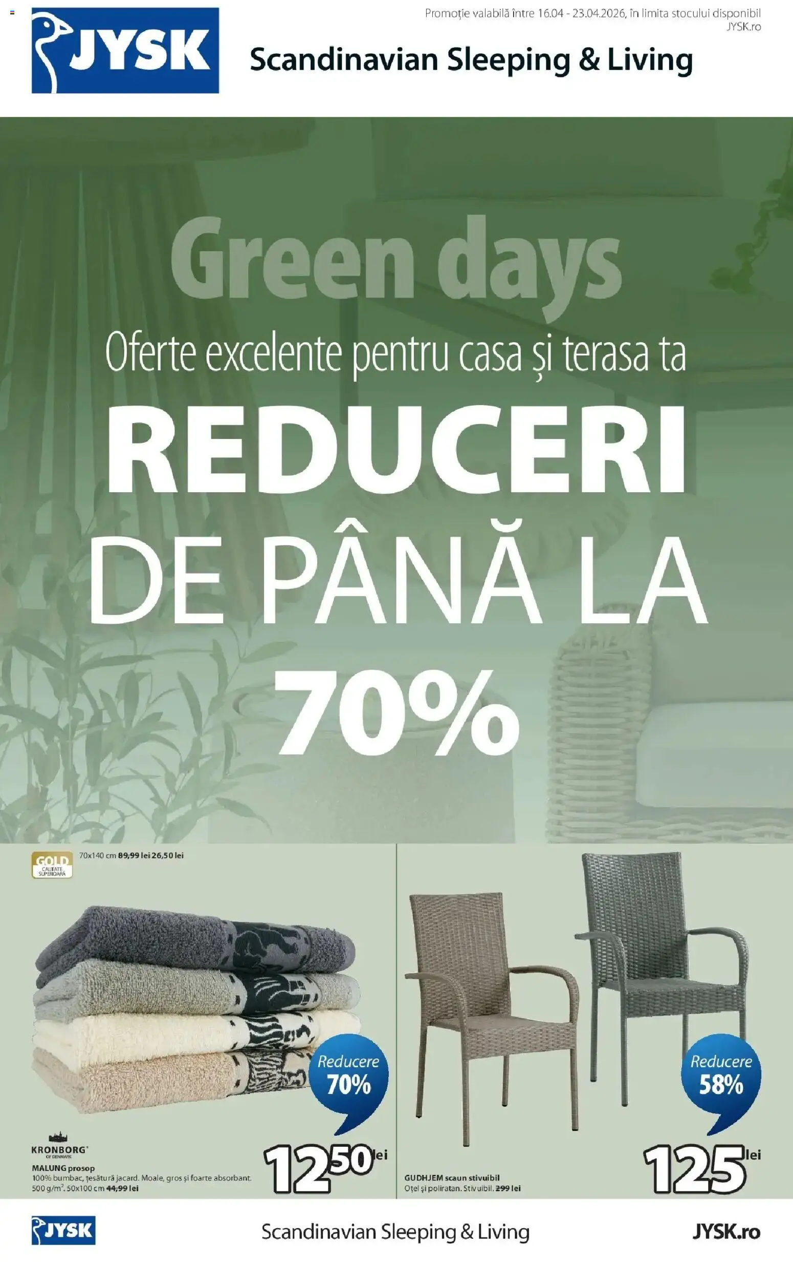 Noul catalog JYSK – valabil de la 16.04.2026 | Pagină: 1 | Produse: Scaun