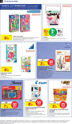 Intermarché - Prévisualisation de Intermarché - Découvrez nos offres de la semaine valide à partir de 14.04.2026 | Page: 34 | Produits: Base, Poids, Créatine, Stylo