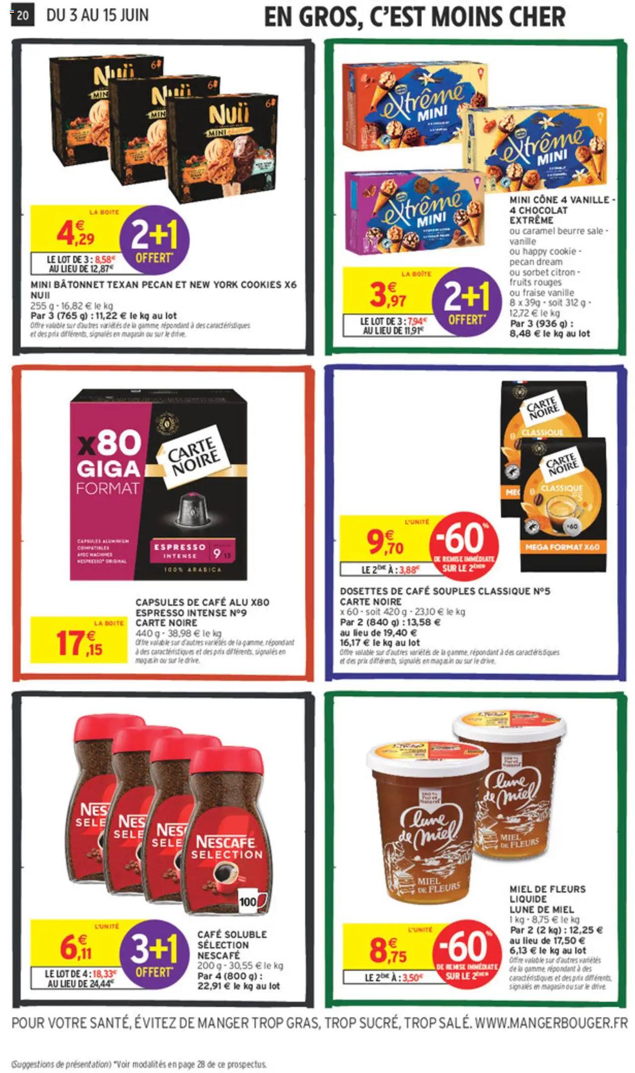  | Page: 20 | Produits: Fraise, Poids, Fromage, Café