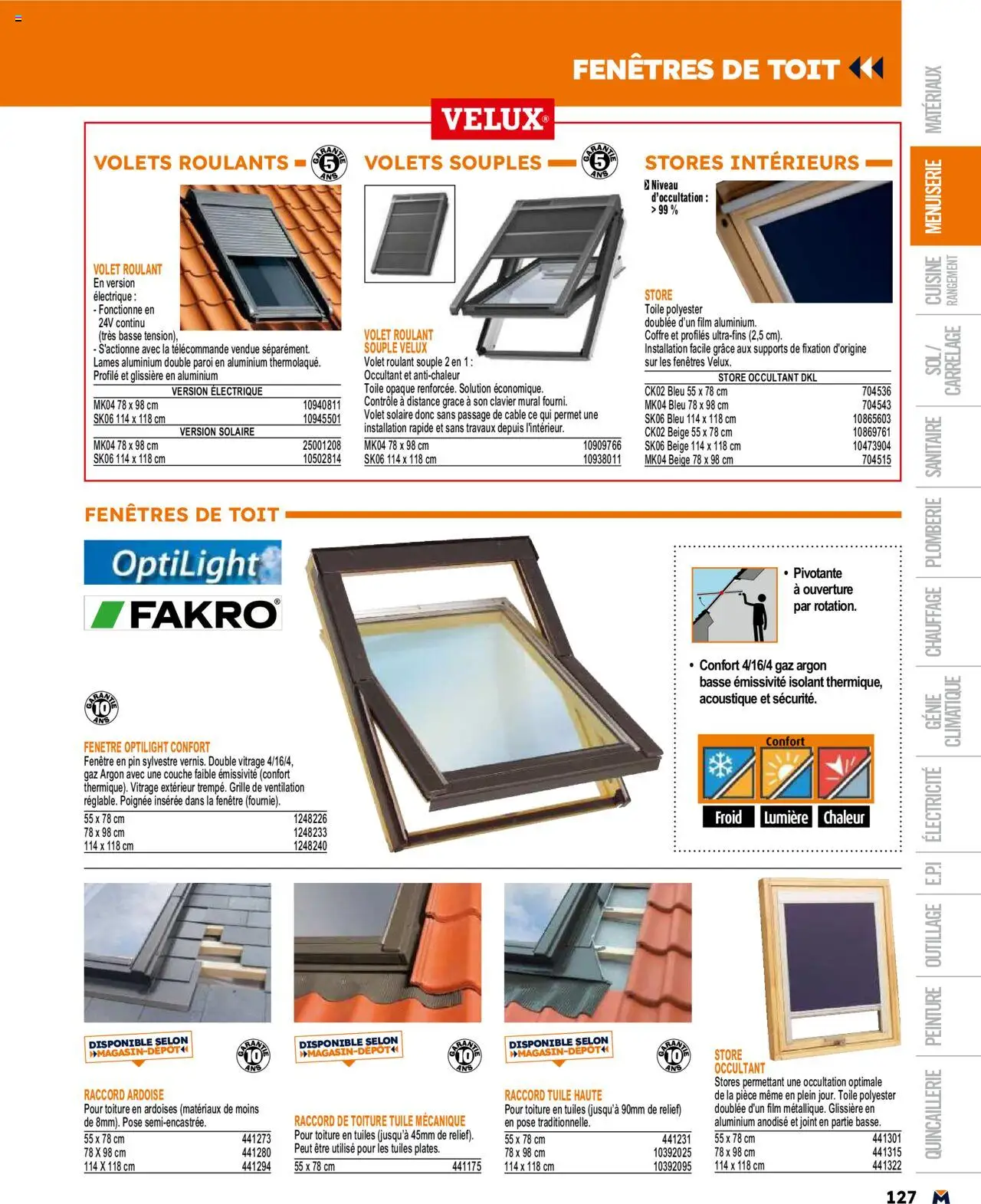  | Page: 127 | Produits: Clavier, Câble, Tuile, Télécommande