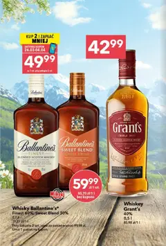 Pogląd oferty "Lewiatan gazetka - Alkohole" - ważna od 26.03.2026 | Strona: 6 | Produkty: Grant's, Whisky