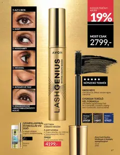 Avon akciós ujság - amely érvényes a következő dátumtól: 01.09.2025 | Oldal: 71