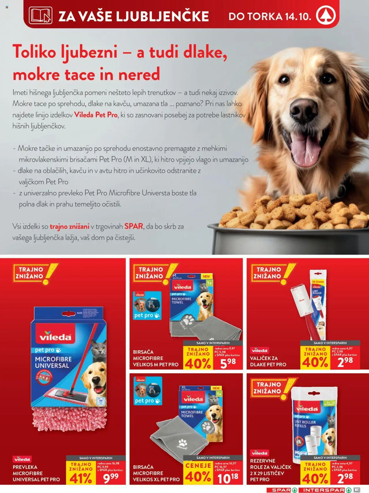 Novi Spar katalog ponudbe – veljaven od 01.10.2025 | Stran: 31 | Izdelki: Prevleka