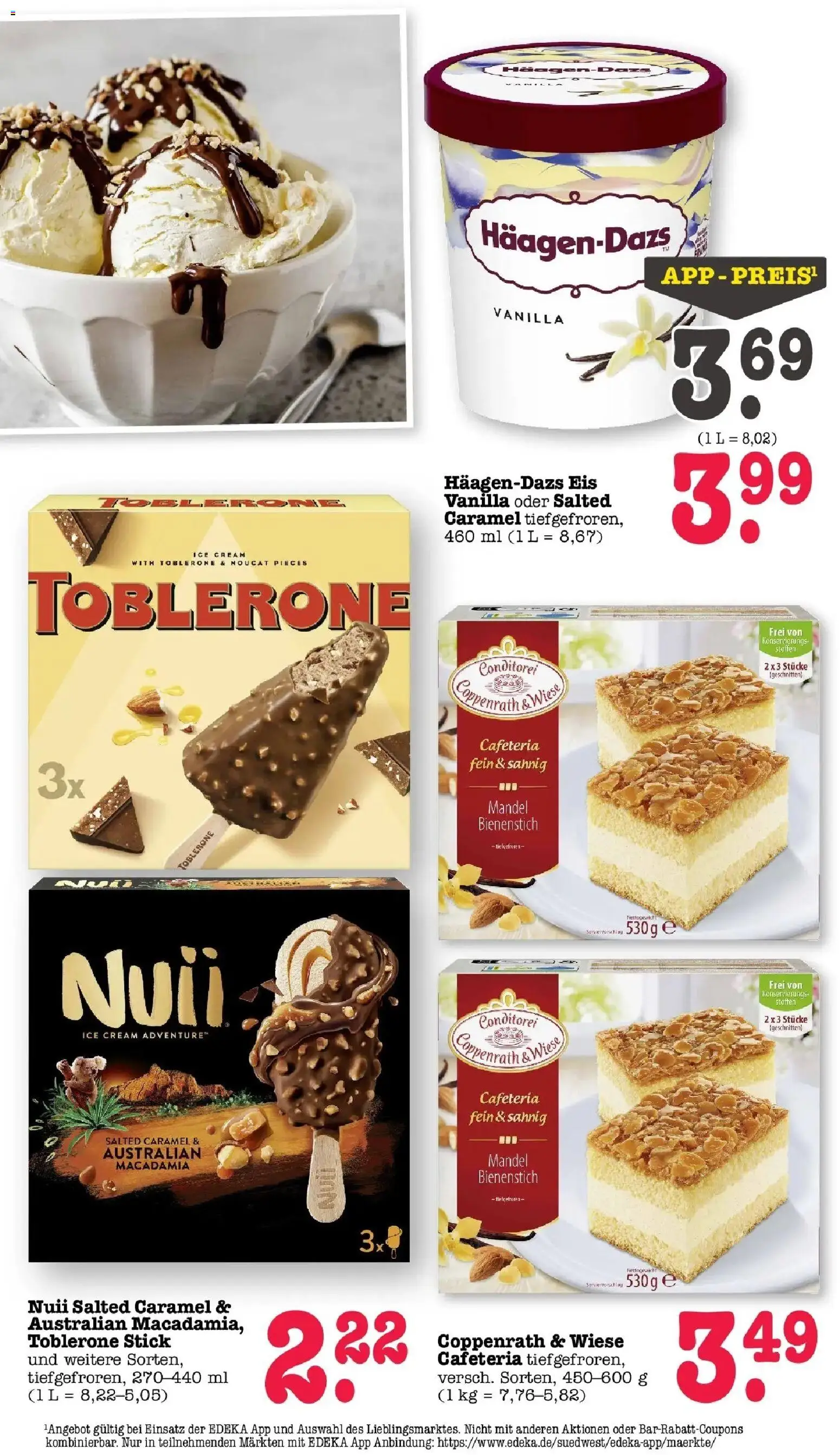 Edeka prospekt Offenbach	 – gültig ab 09.03.2026 | Seite: 31 | Produkte: Eis