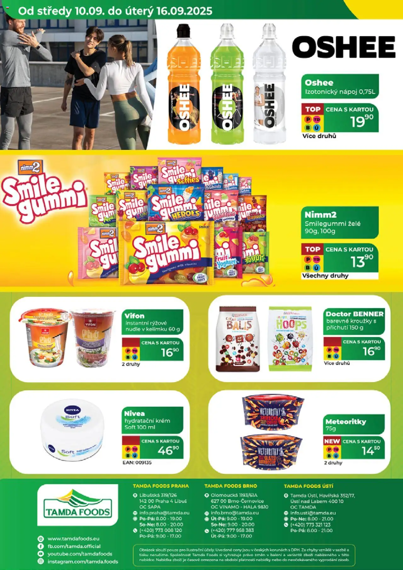 Tamda Foods leták od 10.09.2025 | Strana: 52 | Produkty: Nivea, Krém, Hydratační krém, Nudle