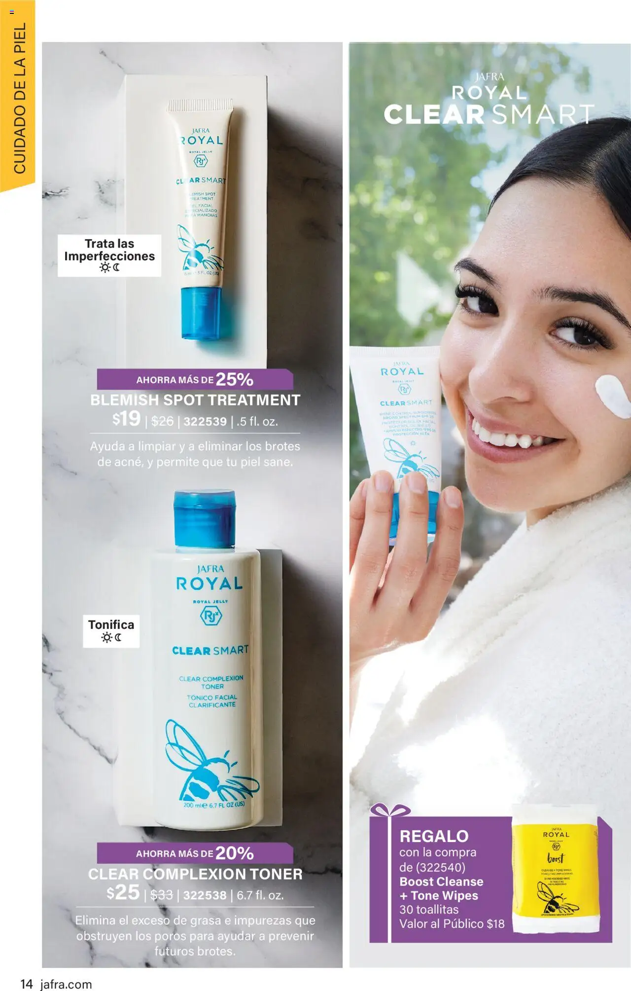 JAFRA folleto │ válido desde el 01.10.2025 | Página: 14 | Productos: Protector solar, Toner