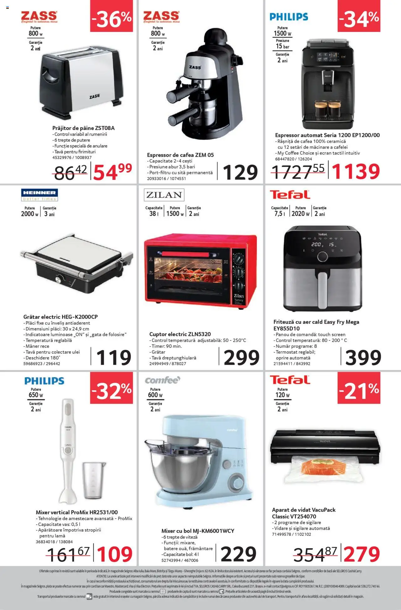 Noul catalog Selgros – valabil de la 19.09.2025 | Pagină: 24 | Produse: Espressor, Mixer, Bol, Mâner