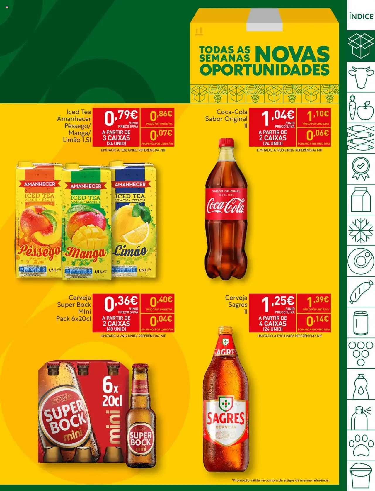 Recheio folheto │ válido de 24.06.2025 | Página: 5 | Produtos: Super bock, Cerveja, Coca-cola