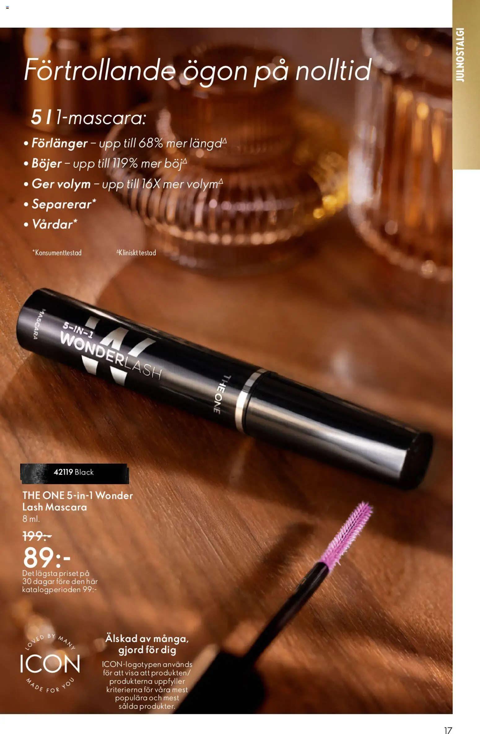 Oriflame reklamblad aktuell från 19.11.2025 | Sida: 17 | Produkter: Mascara
