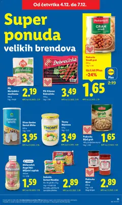 Podravka Smeđi grah, Brown beans, 800 g - Pregled kataloga iz trgovine Lidl, vrijedi od 01.12.2025 | Stranica: 71