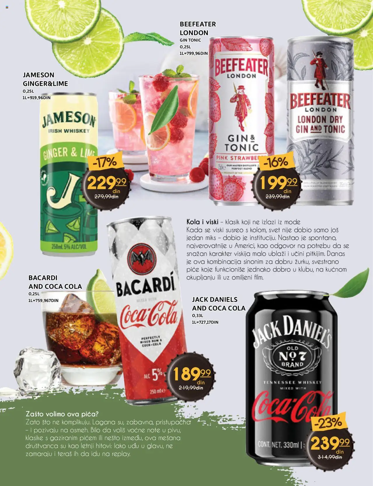 Idea katalog - važi od 09.10.2025 | Strana: 11 | Proizvode: Coca Cola, Sto, Gin, Pica