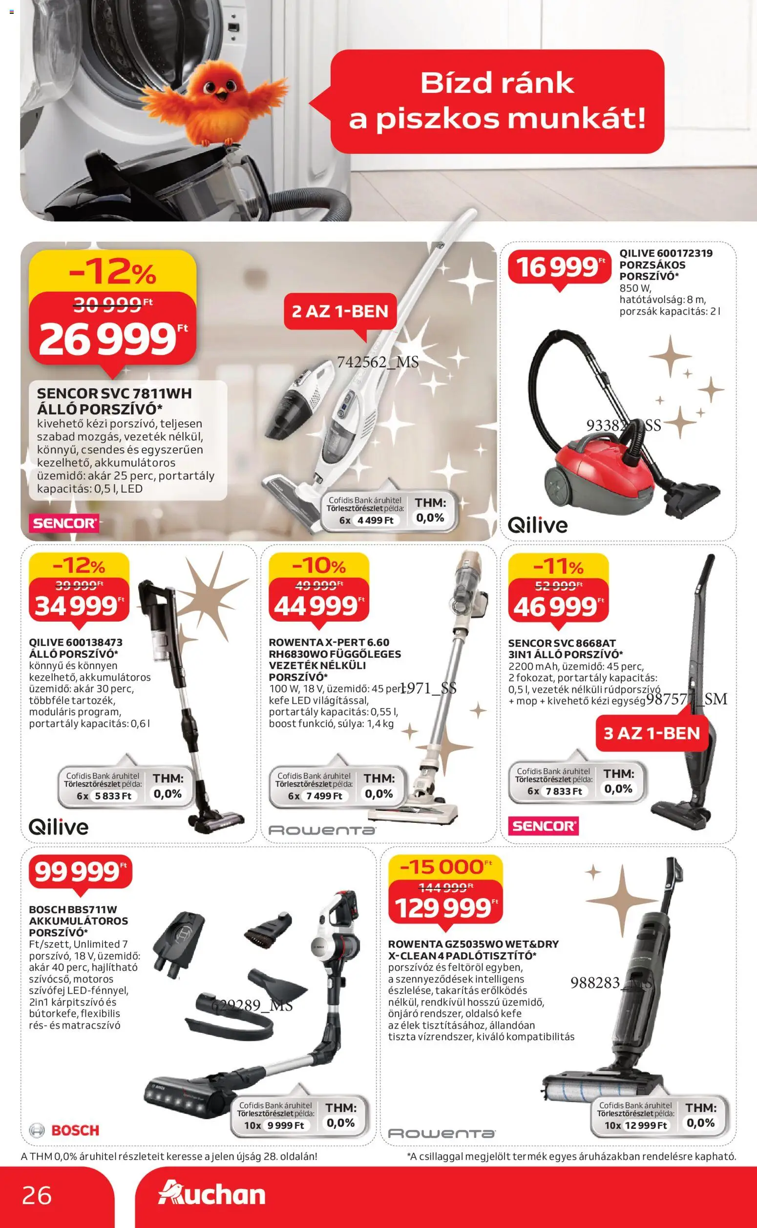 Auchan akciós ujság - amely érvényes a következő dátumtól: 24.12.2025 | Oldal: 26 | Termékek: Kefe