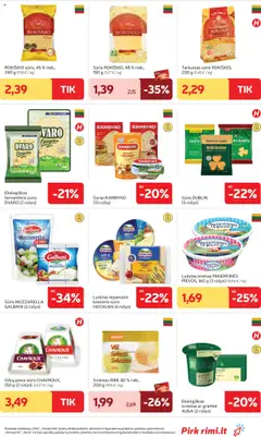 Rimi akcijos nuo 16.09.2025 | Puslapis: 19 | Prekių: Fermentinis sūris, Sūris, Sviestas, Grietinė