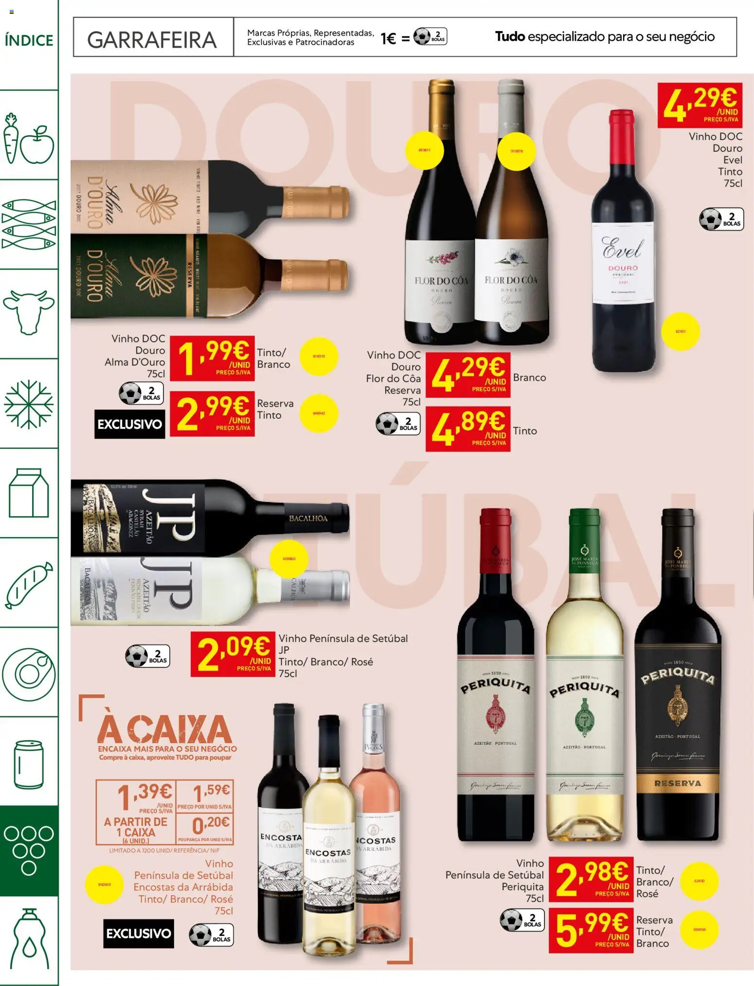 Recheio - Horeca Bons Negócios Madeira │ válido de 21.04.2026 | Página: 28 | Produtos: Caixa, Vinho, Vinho tinto