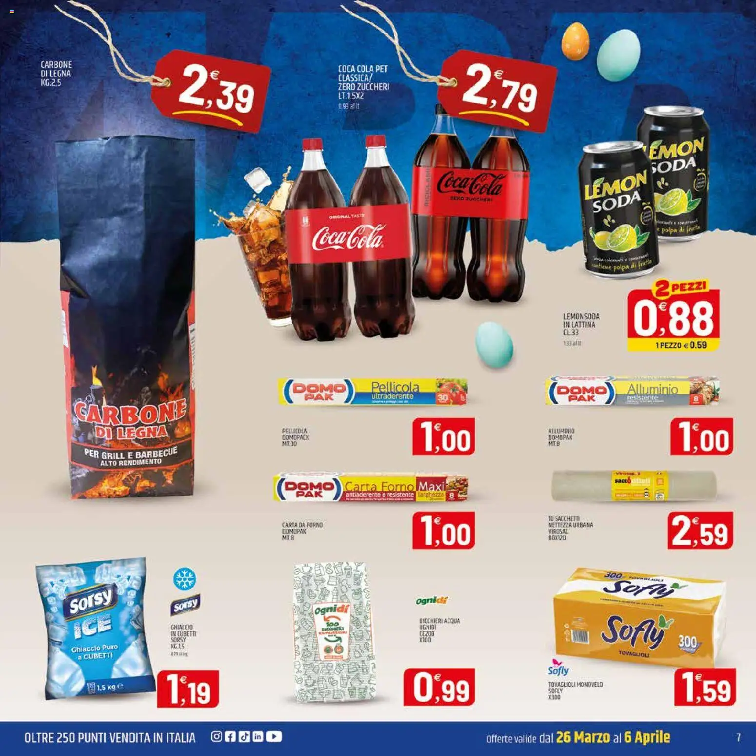 Volantino ARD Discount del 26.03.2026 | Pagina: 7 | Prodotti: Acqua, Barbecue, Alluminio, Carta forno