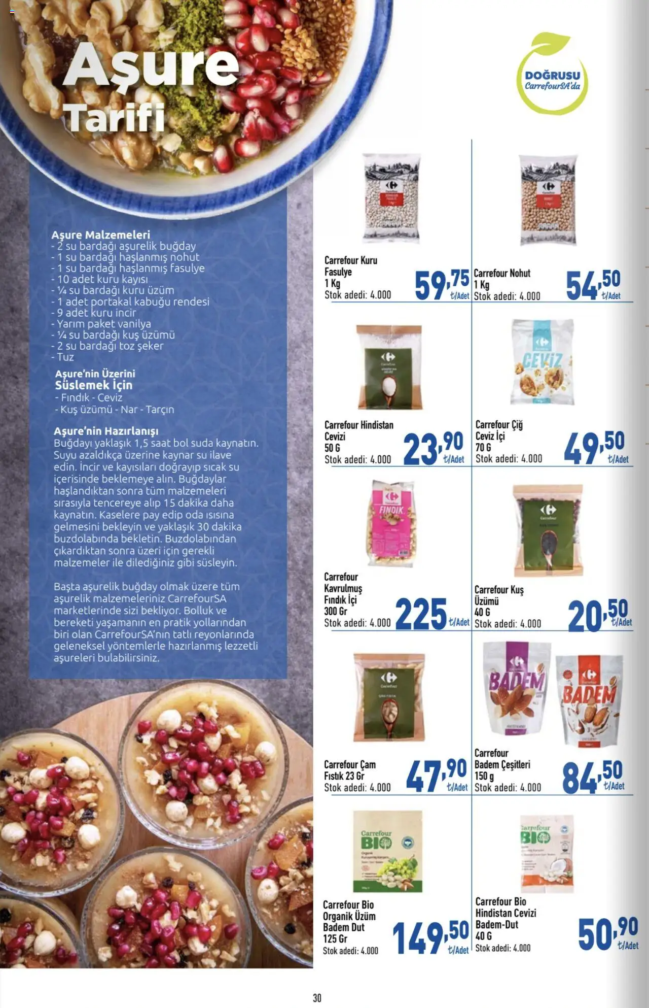 CarrefourSA Katalog - 26.06.2025 tarihinden itibaren geçerlidir | Sayfa: 30 | Ürünler: Hindistan Cevizi, Kuru üzüm, Toz şeker, Su bardağı