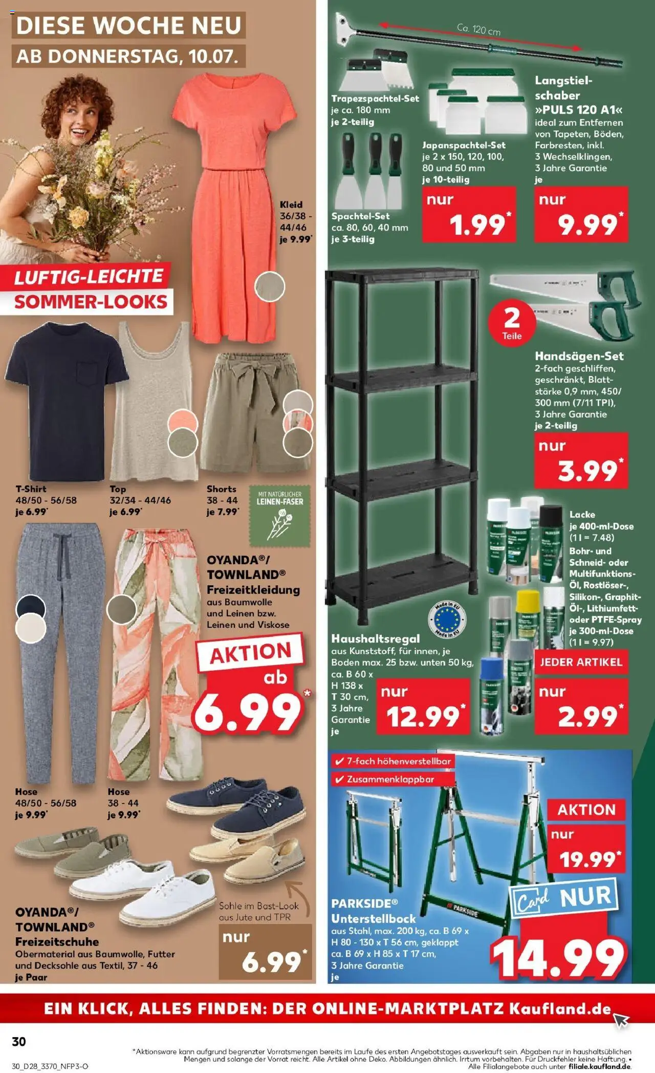 Kaufland prospekt Staßfurt	 - gültig ab dem 13.07.2025 | Seite: 45 | Produkte: Top, T-Shirt, Hose, Kleid