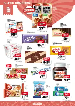 DIS katalog  - pregled DIS kataloga - važi od 09.04.2026 | Strana: 12 | Proizvode: Bounty, Bombonjera, Orbit, Mlečna čokolada