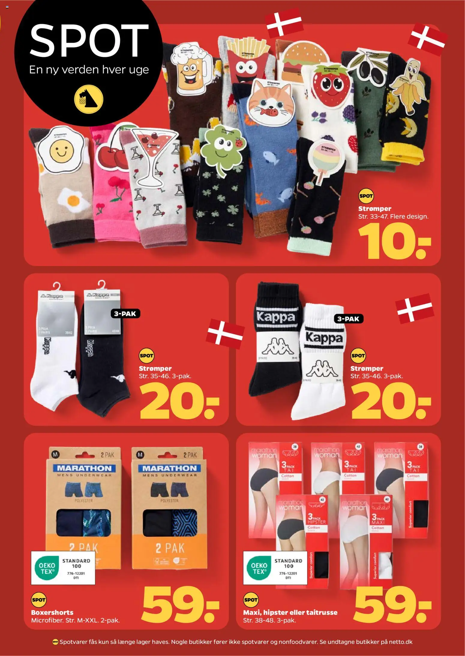 Netto tilbudsavis – gyldig fra 27.02.2026 | Side: 30 | Produkter: Shorts, Strømper