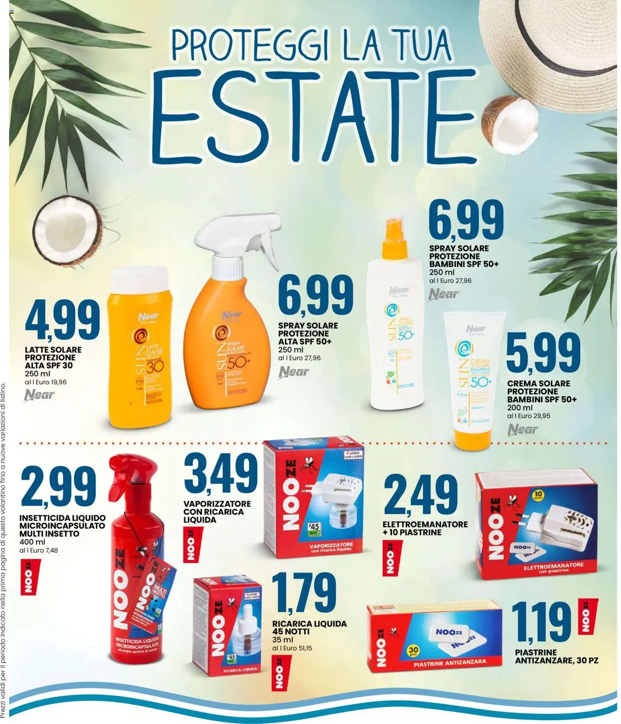 Volantino Eurospin del 05.06.2025 | Pagina: 9 | Prodotti: Crema, Crema solare, Latte, Body