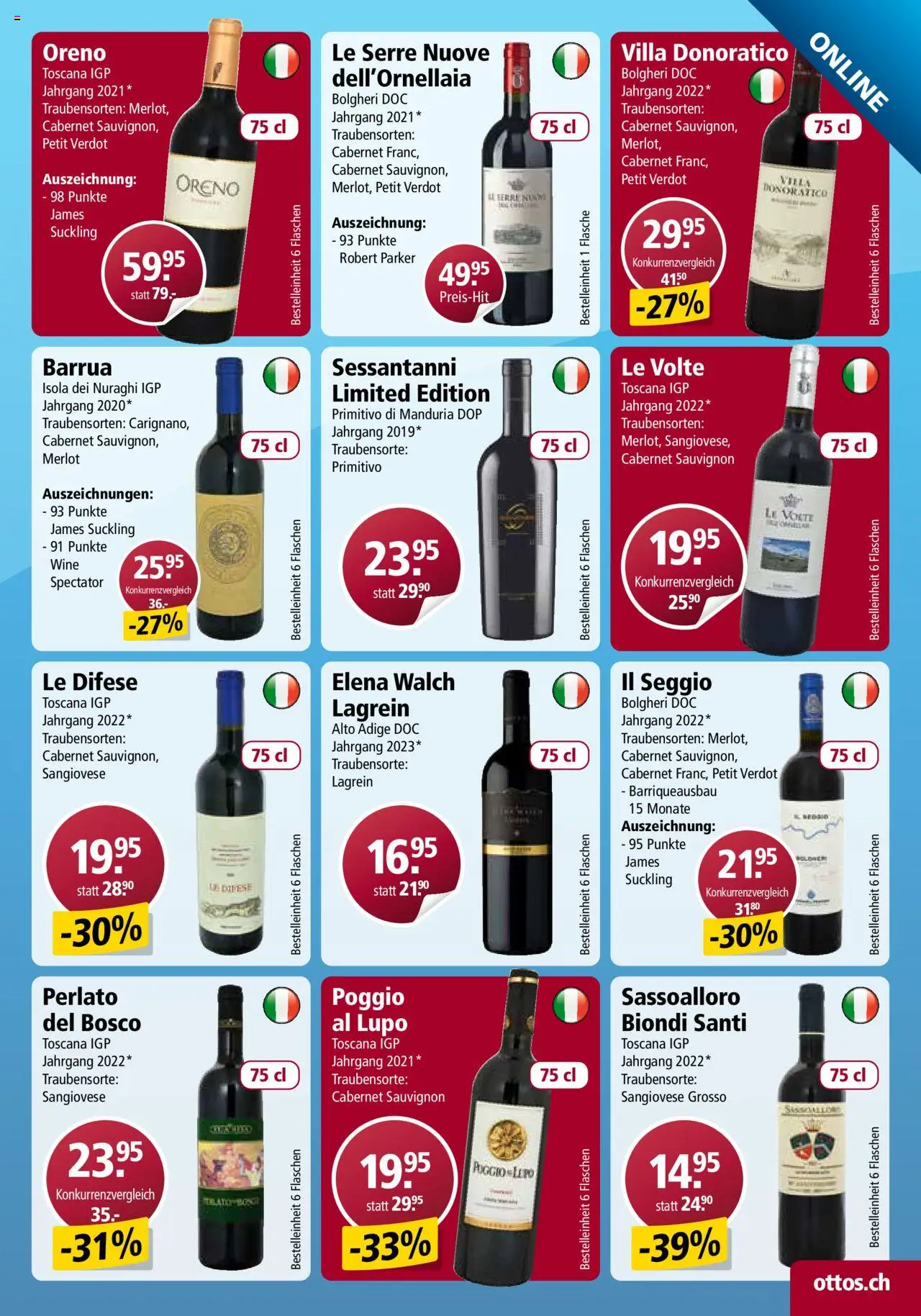 Otto's Aktionen Online Katalog ab 25.08.2025 | Seite: 7 | Produkte: Merlot