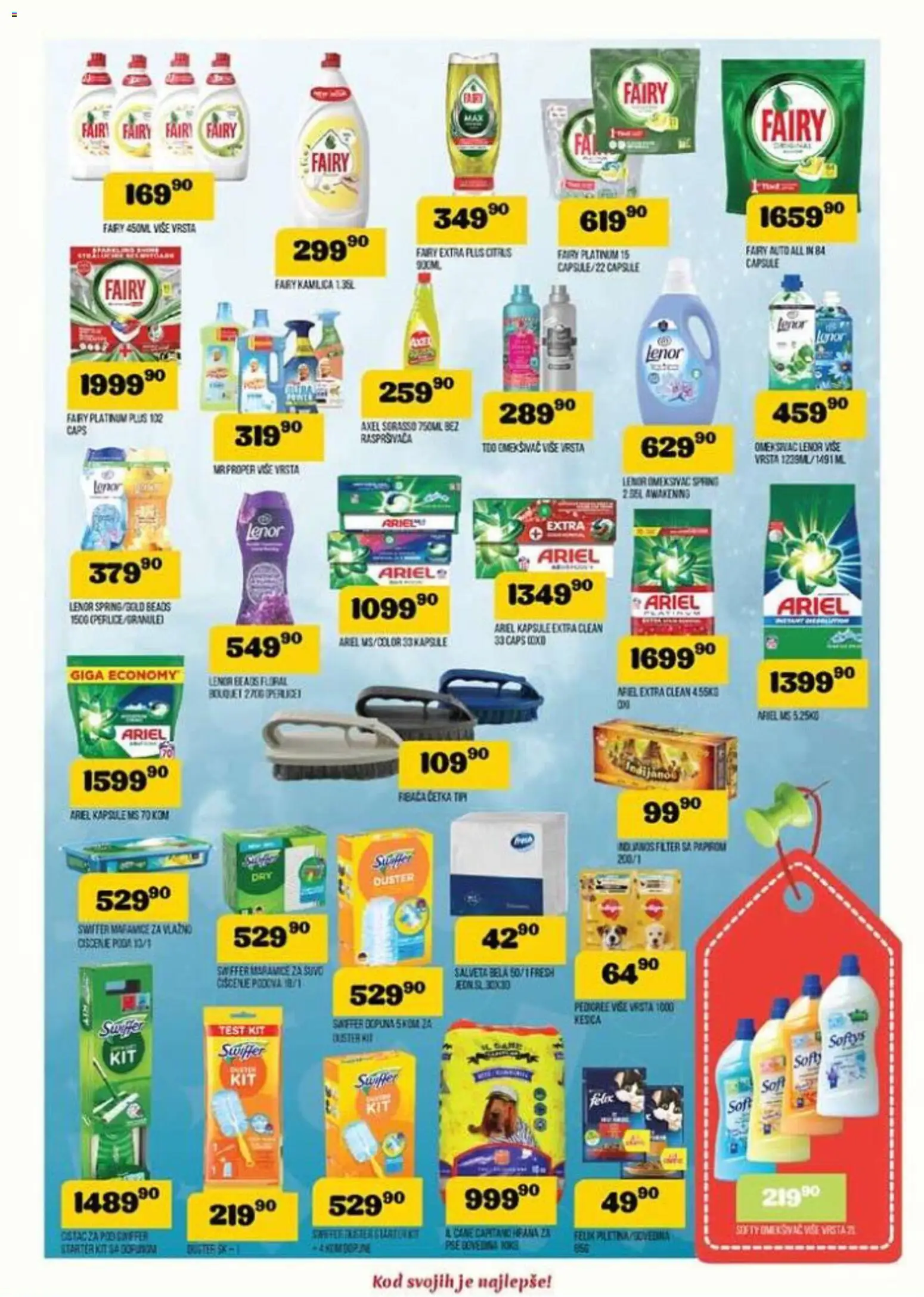VP Dima katalog - važi od 23.10.2025 | Strana: 11 | Proizvode: Pedigree, Ariel, Kapsule, Četka