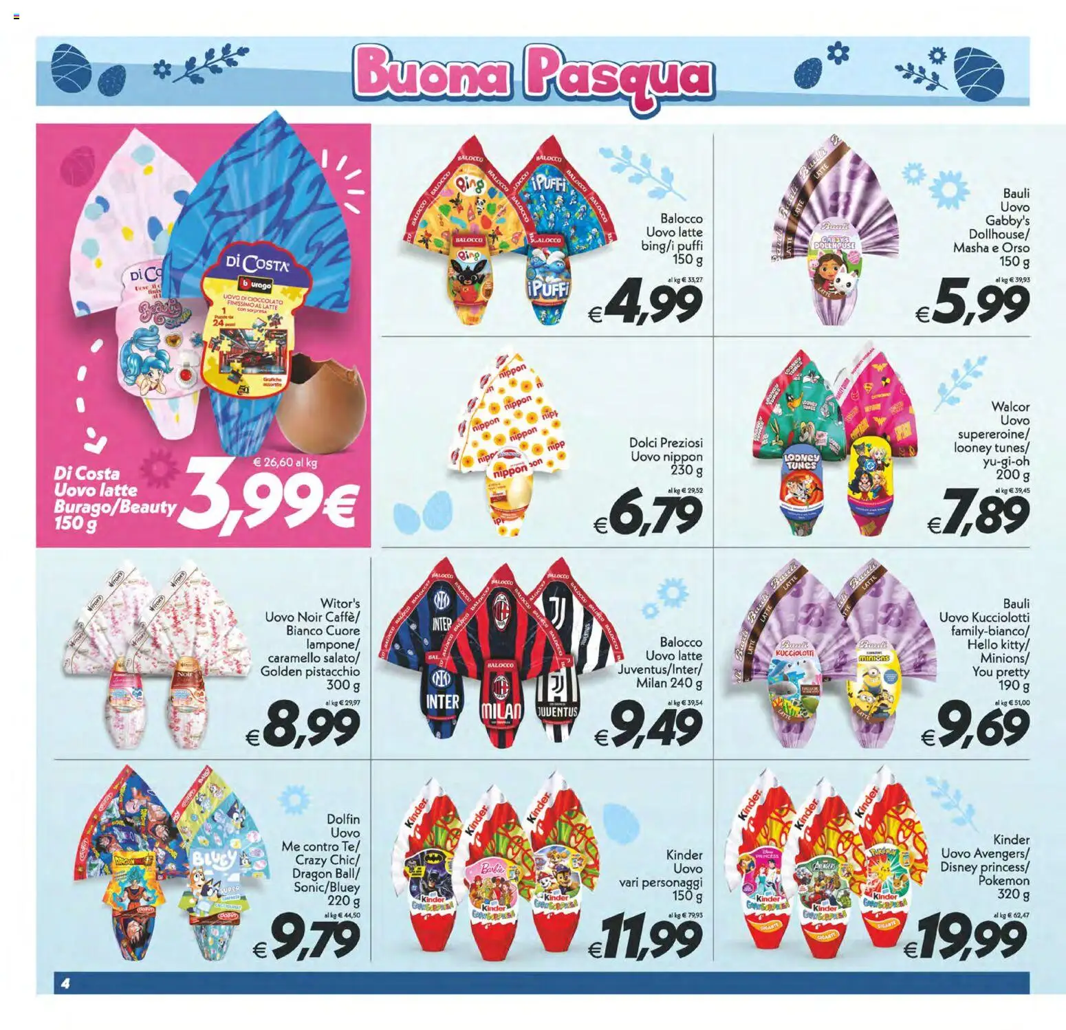 Volantino SuperConveniente del 27.03.2026 | Pagina: 4 | Prodotti: Cioccolato, Latte