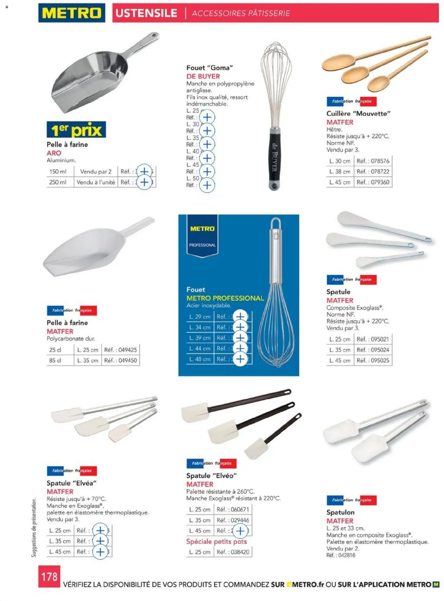 {H1} | Page: 178 | Produits: Spatule, Farine
