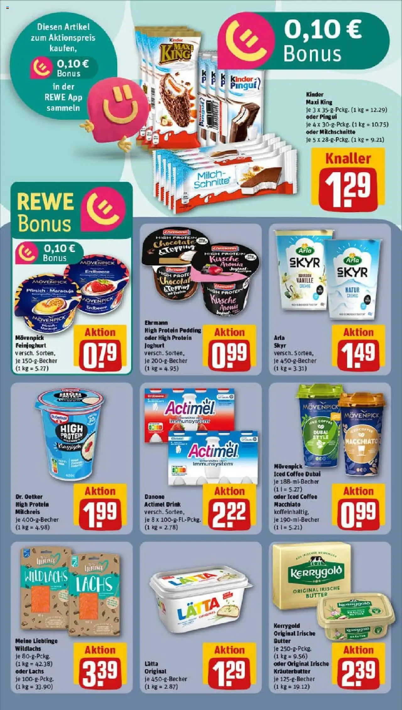 Rewe prospekt Langenhagen	 - gültig ab dem 11.08.2025 | Seite: 13 | Produkte: Milch, Joghurt, Pudding, Pfirsich