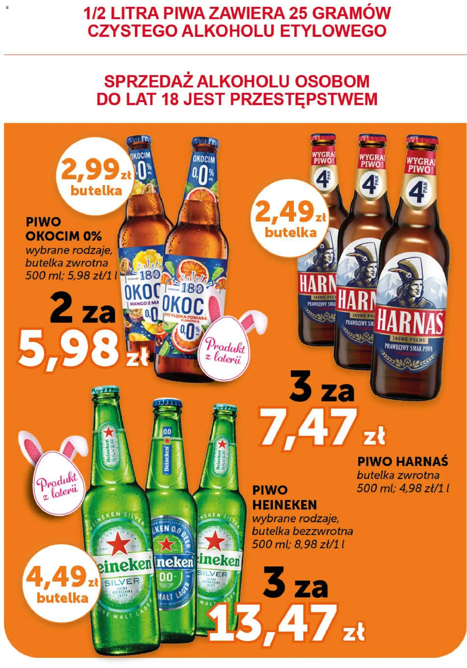 Euro Sklep gazetka - Market od 26.03.2026 | Strona: 13 | Produkty: Mango, Harnaś, Piwo, Heineken