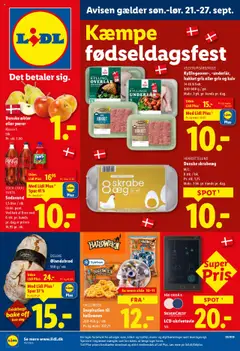 Lidl - Tilbudsavis gyldig fra 21.09.2025