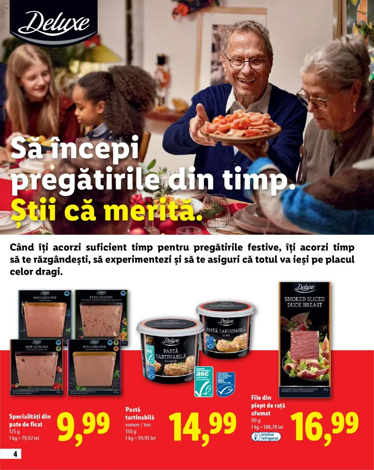 Noul catalog Lidl – valabil de la 23.10.2025 | Pagină: 4 | Produse: Pate, Rață