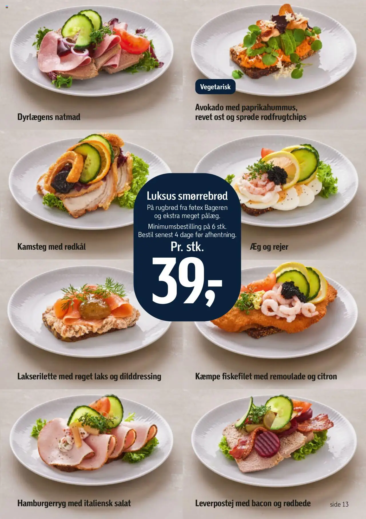 Føtex Tilbudsavis gyldig fra 23.12.2024 | Side: 13 | Produkter: Ost, Remoulade, Bacon, Paprika