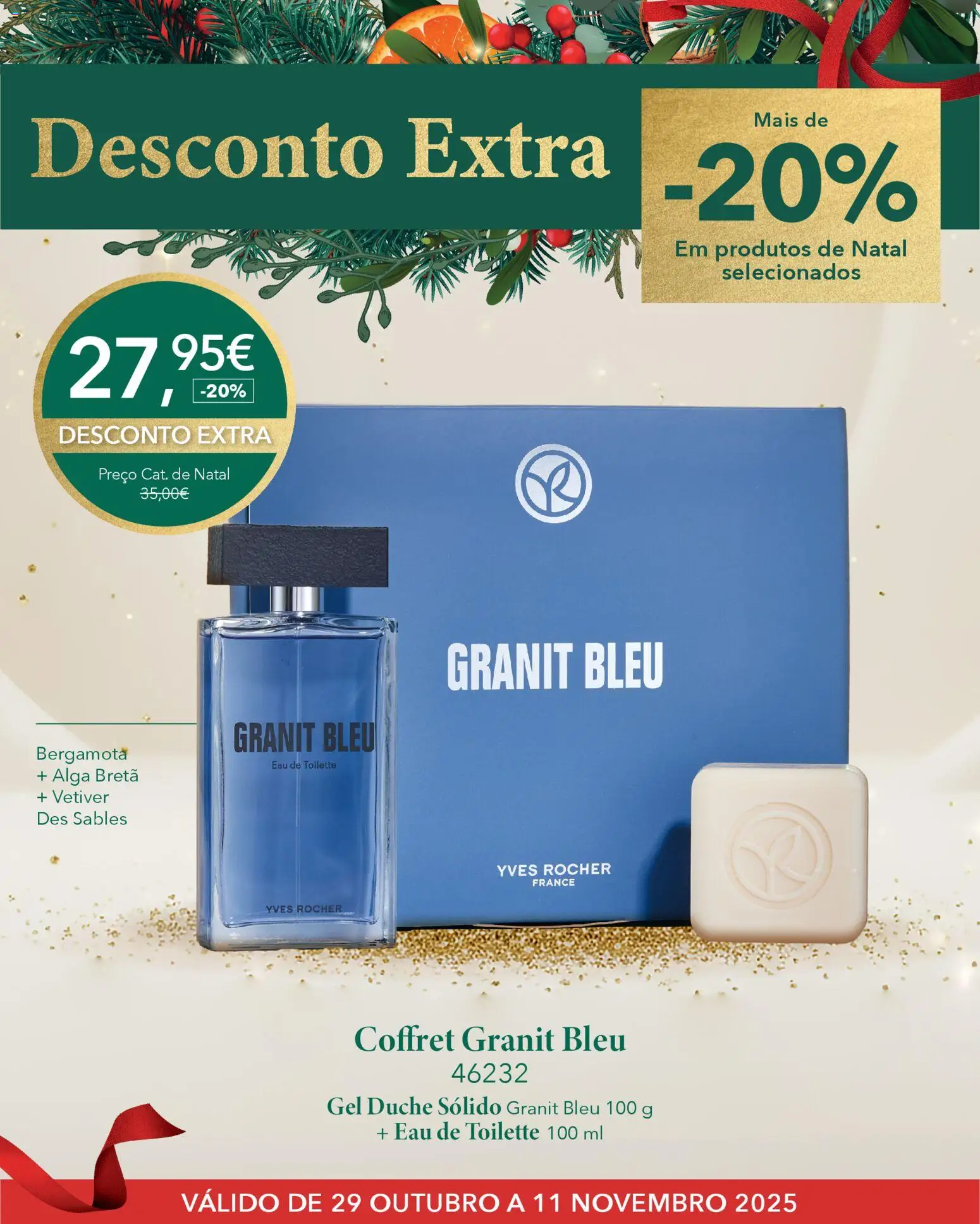 Yves Rocher - Desconto extra natal │ válido de 29.10.2025 | Página: 4 | Produtos: Eau de toilette