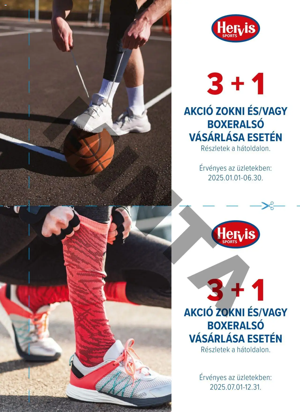 Hervis Sports akciós ujság - amely érvényes a következő dátumtól: 01.01.2025 | Oldal: 25 | Termékek: Boxeralsó, Zokni