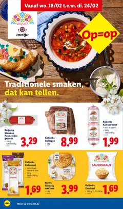 Lidl Folder week 8 - Voorbeeld van een folder van Lidl, geldig van 18.02.2026 | Pagina: 14