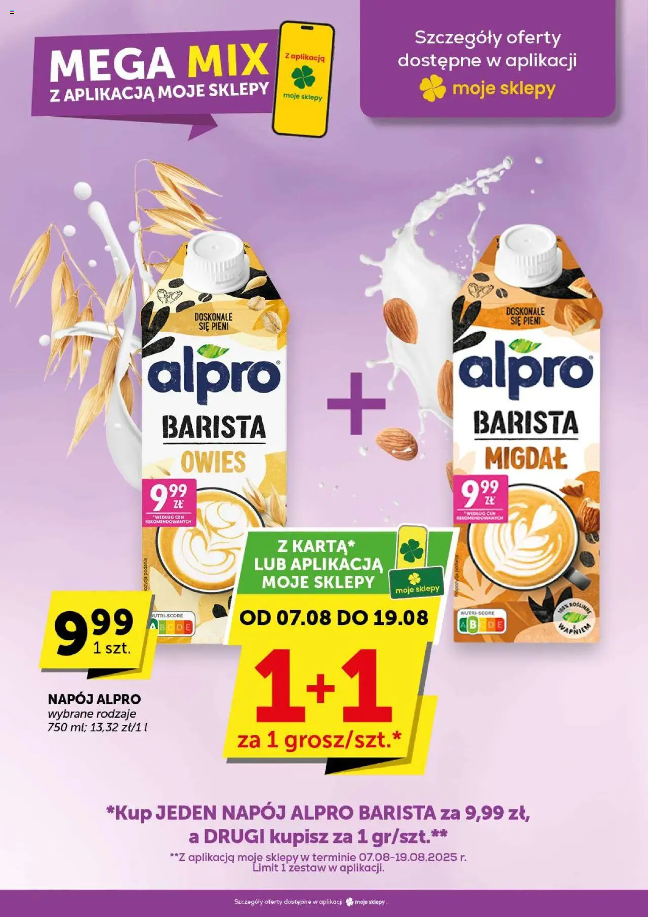Groszek Gazetka - Minimarket od 07.08.2025 | Strona: 12 | Produkty: Napój Alpro Barista, Alpro
