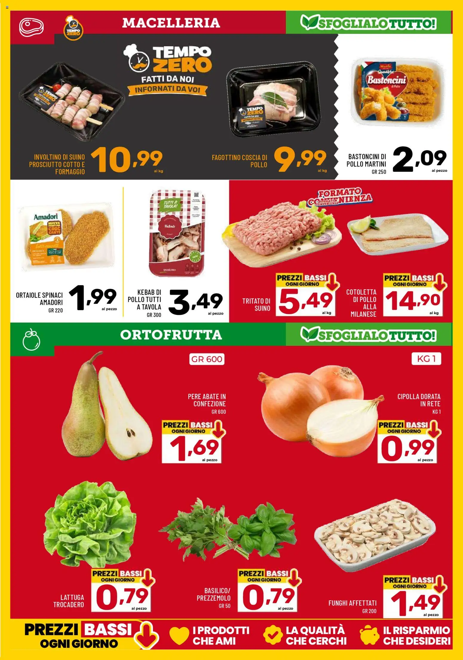 Volantino Il Centesimo del 07.04.2026 | Pagina: 5 | Prodotti: Prosciutto Cotto, Pollo, Funghi, Prezzemolo