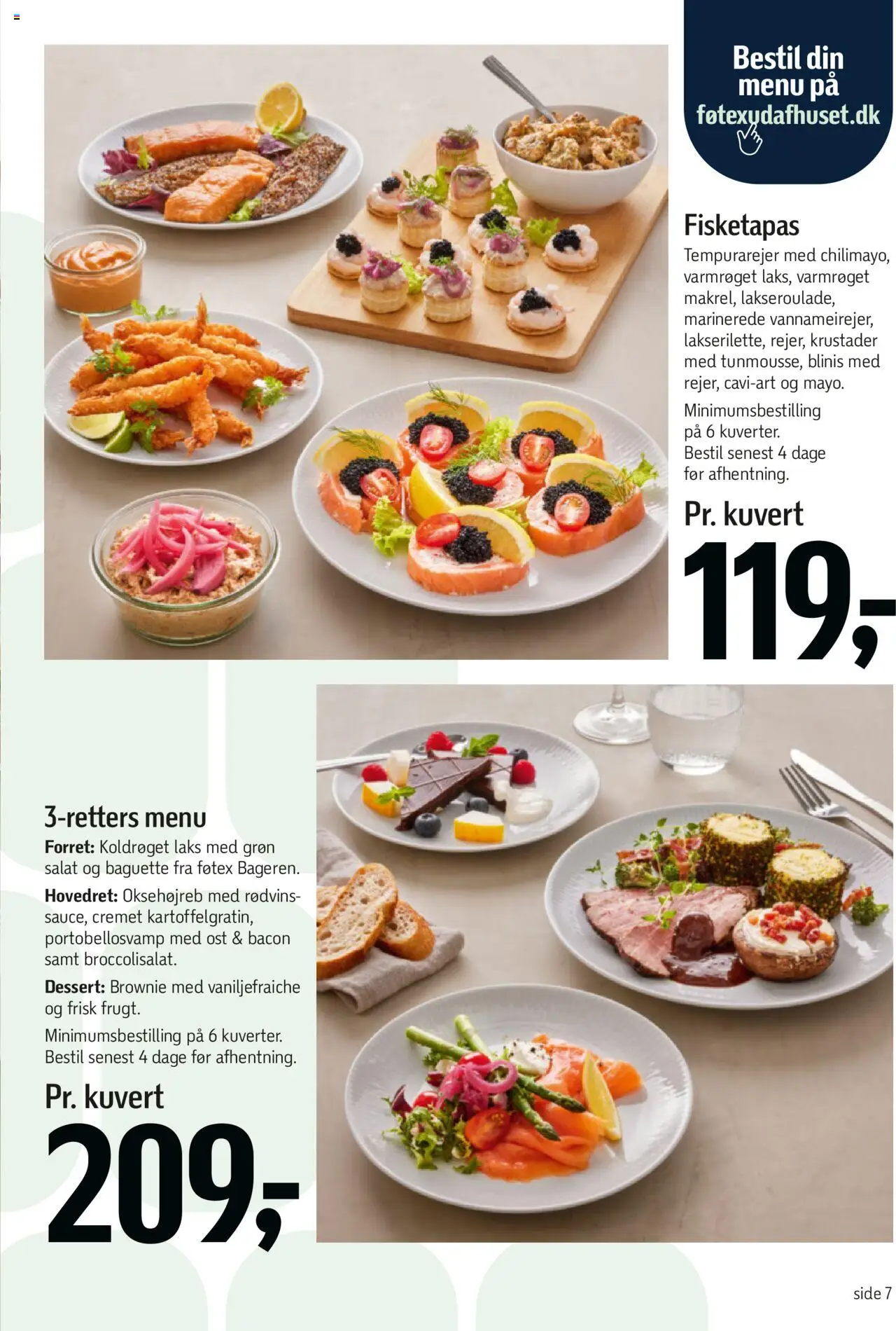 Føtex tilbudsavis – gyldig fra 23.12.2024 | Side: 7 | Produkter: Brød, Skinke, Pesto