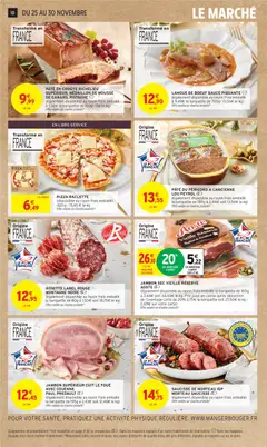Intermarché - Prévisualisation de PIZZA RACLETTE, (disponible au rayon frais emballé) 420 g- 15,45 € le kg Offre valable sur d'autres produits valide à partir de 25.11.2025 | Page: 10